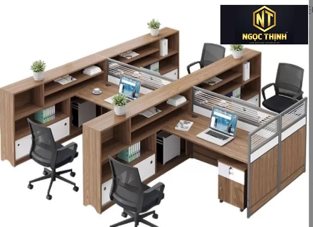 Tổng hợp cụm bàn làm việc giá rẻ chất lượng cho nhân viên văn phòng tại Nội Thất Ngọc Thịnh